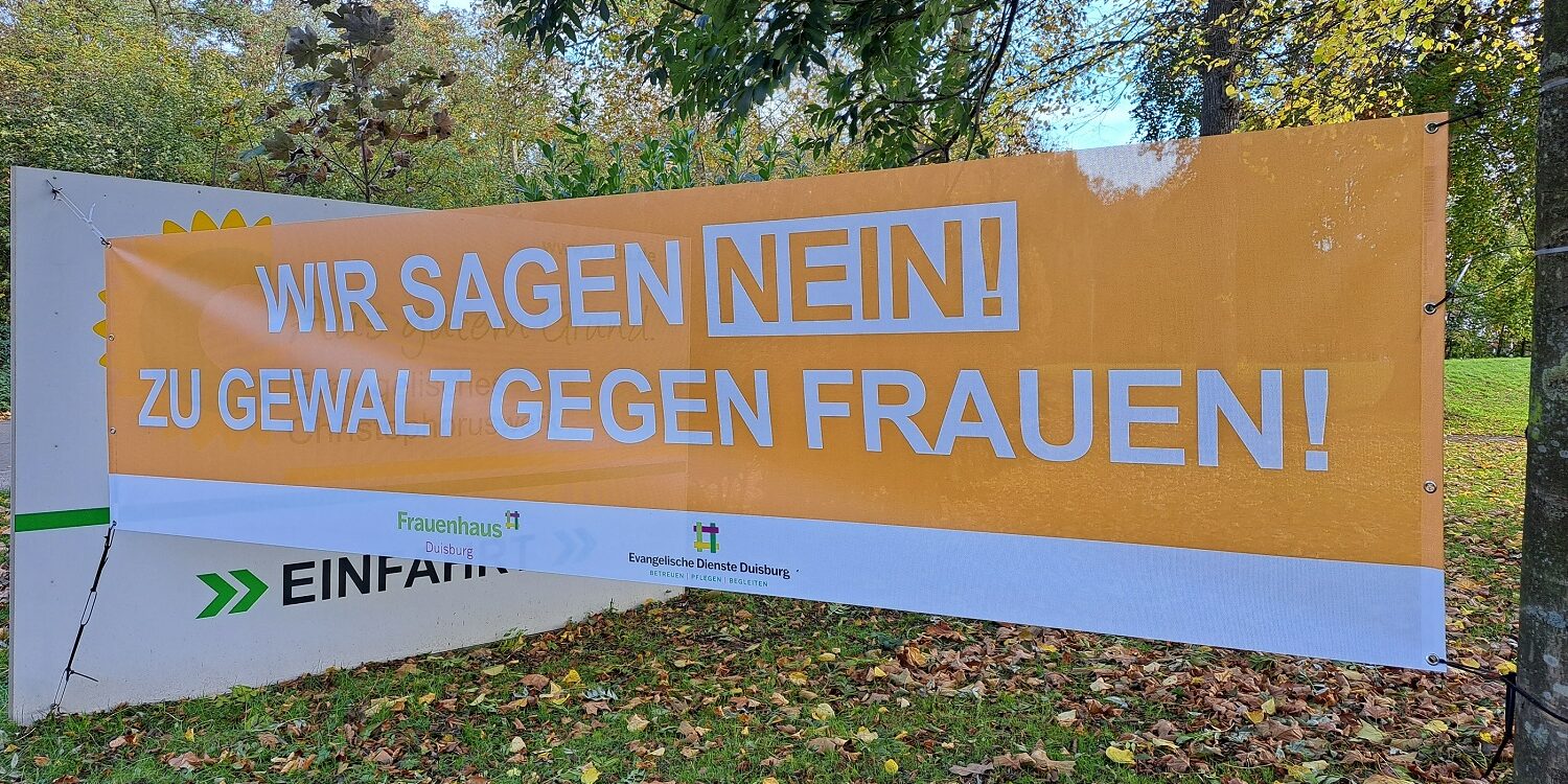 Orange Your City Aktion Zur Beseitigung Von Gewalt Gegen Frauen Evangelische Dienste Duisburg